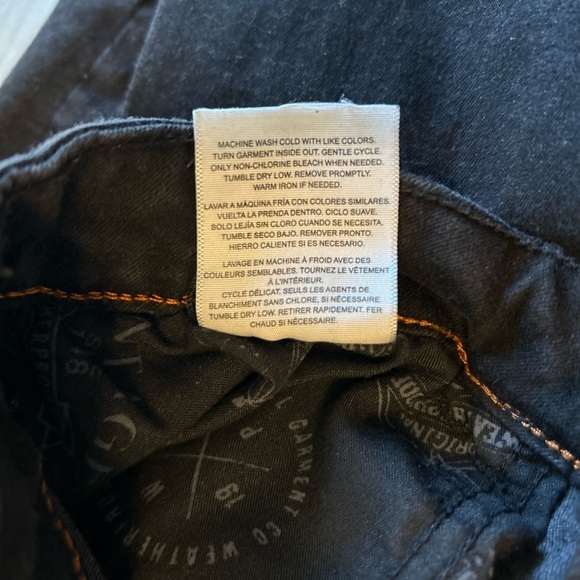 Weatherproof Stretch Men's Black Jeans 30" x 30" Vintage Slim Fit Stretch Demin. - Picture 8 of 12